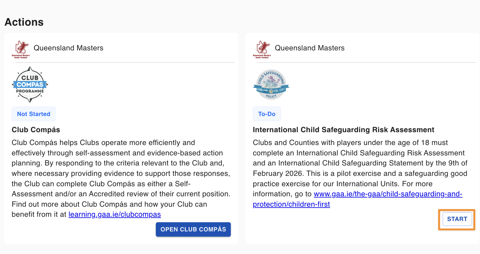 International Risk Assessment and Child Safeguarding Statement ...