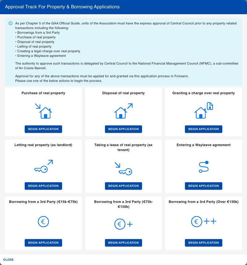 Approval Track For Property & Borrowing Applications (Club) – Foireann ...